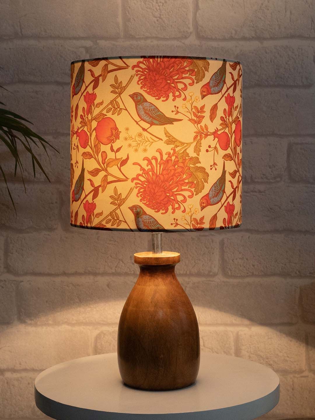 Homesake Multicolored Dovel Pot Table Lamp With Shade Price in India