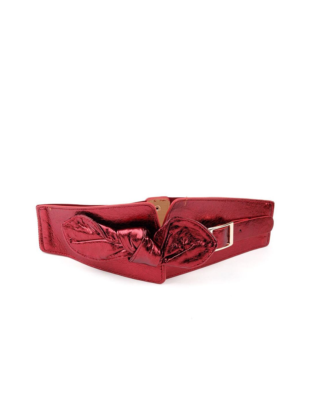 ODETTE Women Red Embellished Belt Price in India