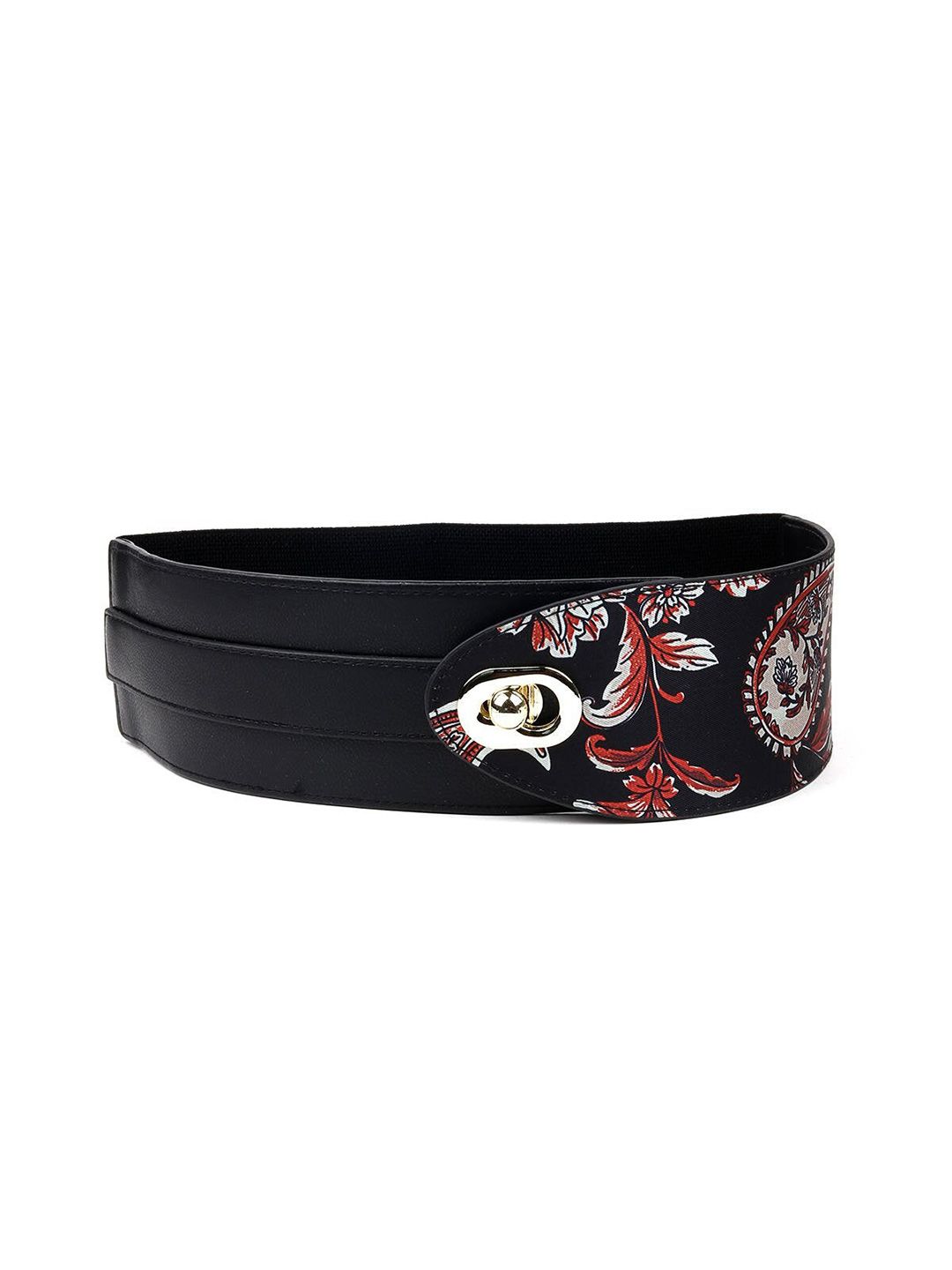 ODETTE Women Black Embellished Belt Price in India