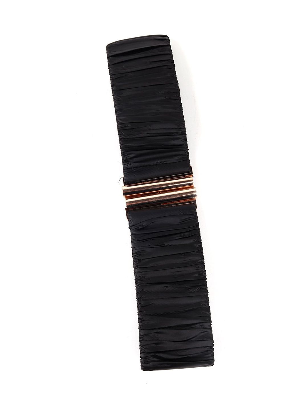 ODETTE Women Black Textured Belt Price in India