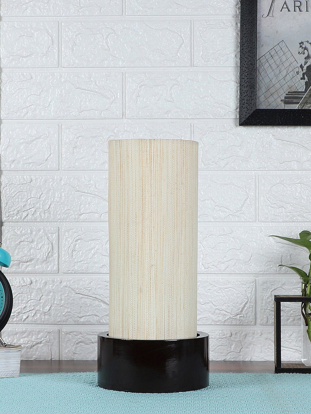 Devansh Off White Contemporary Bedside Standard Table Lamp Price in India