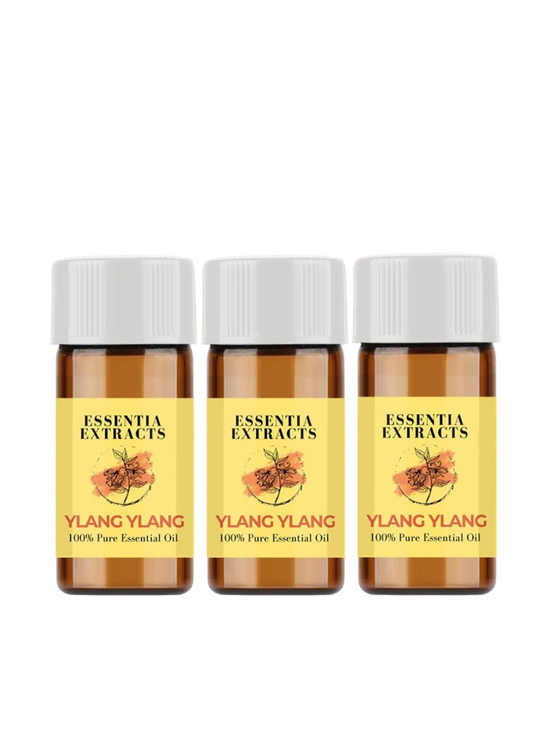 ESSENTIA EXTRACTS Pack of 3 Ylang Ylang Essential Oil- 9ml Price in India