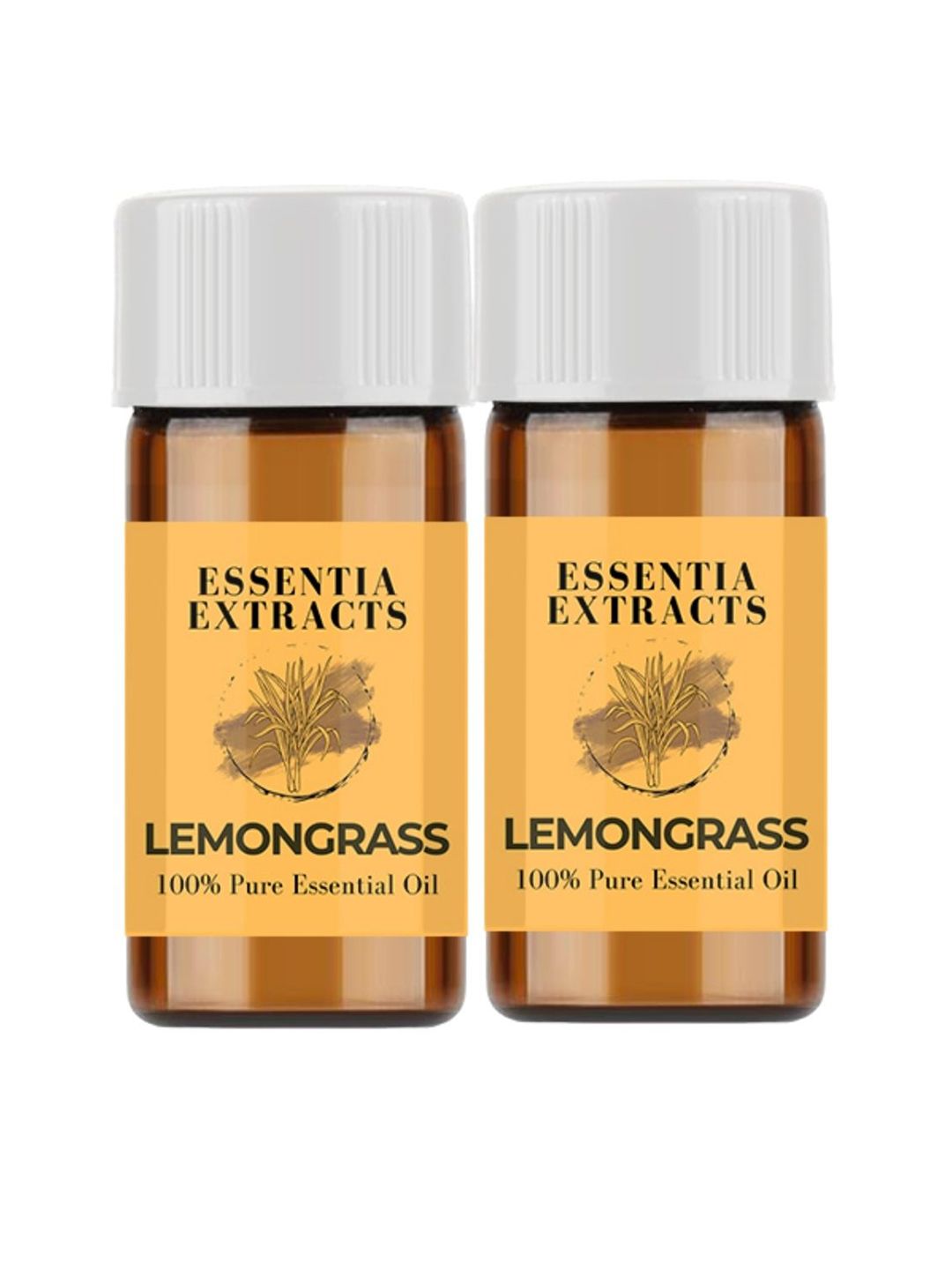 ESSENTIA EXTRACTS Set Of 2 Transparent Solid Lemongrass Essential Oils Price in India