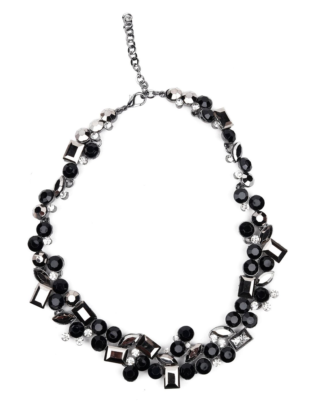 ODETTE Black Statement Necklace Price in India