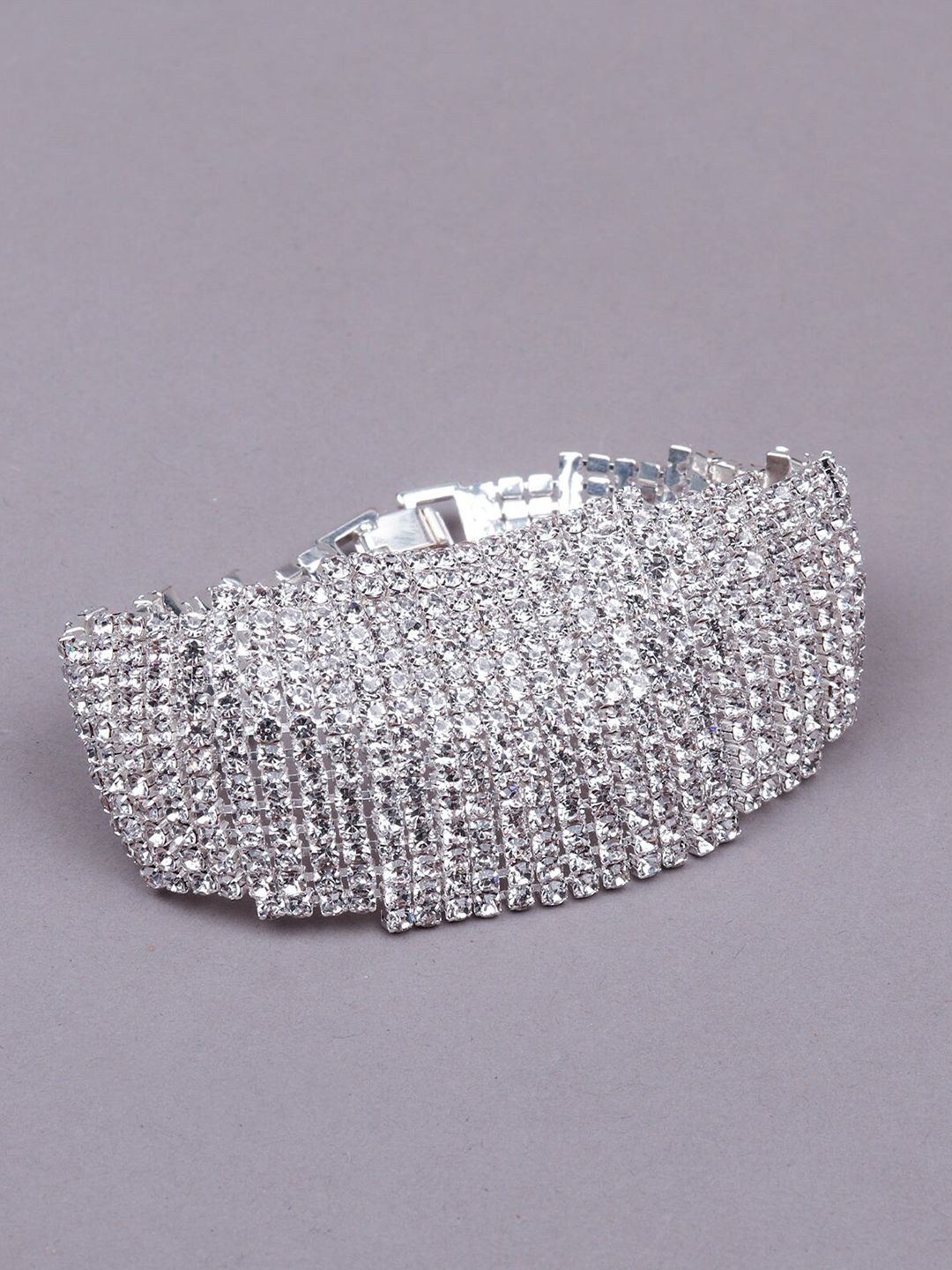 ODETTE Women Silver-Toned Charm Bracelet Price in India
