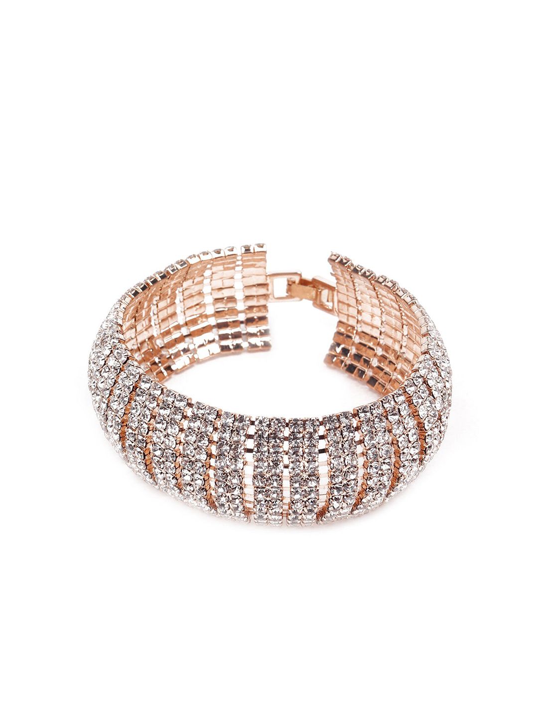 ODETTE Women Gold-Toned & White Bracelet Price in India