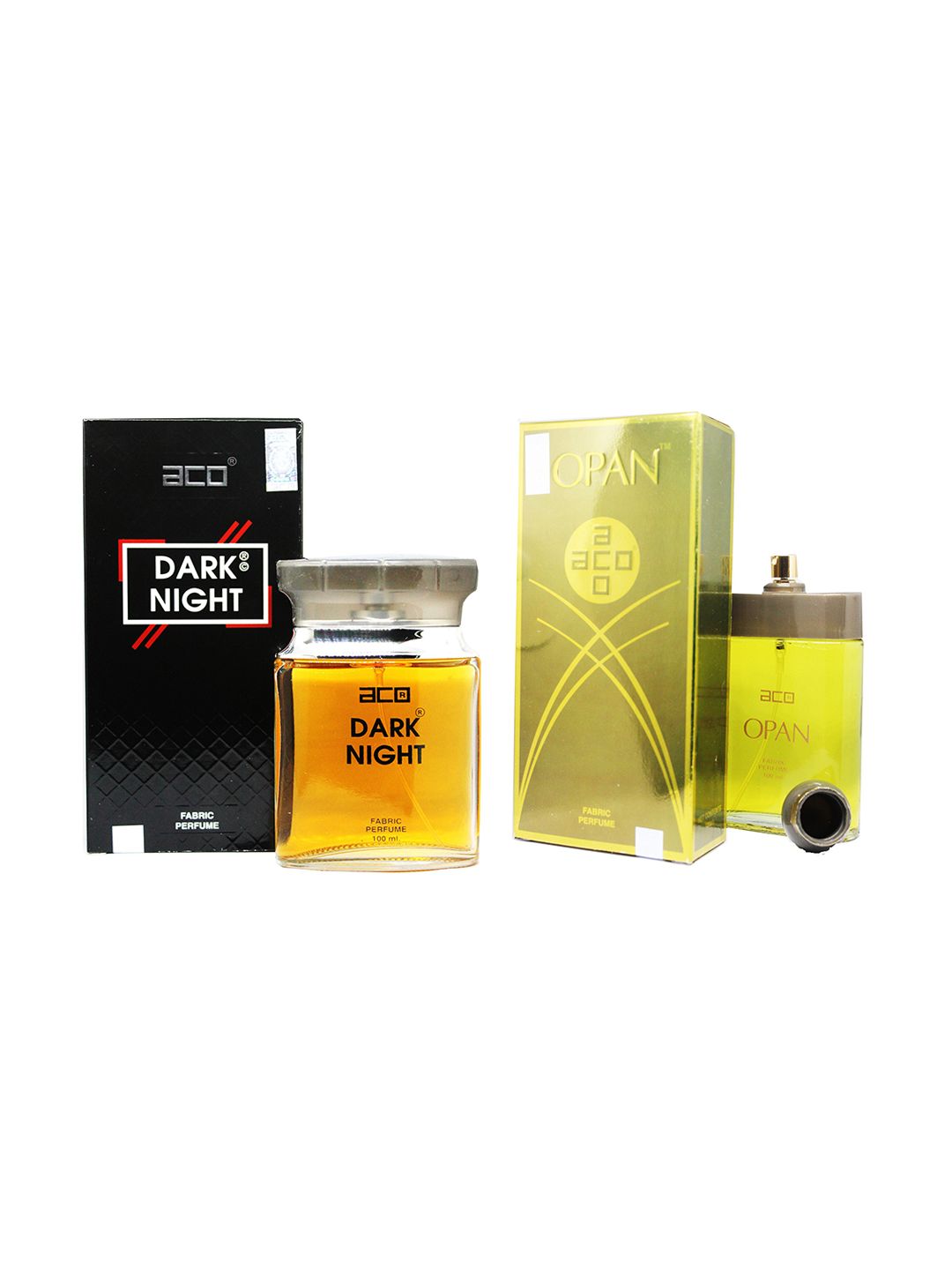 aco PERFUMES Set Of 2 Aco Dark Night & Opan Fabric Perfume Combo Set 200 ml Price in India