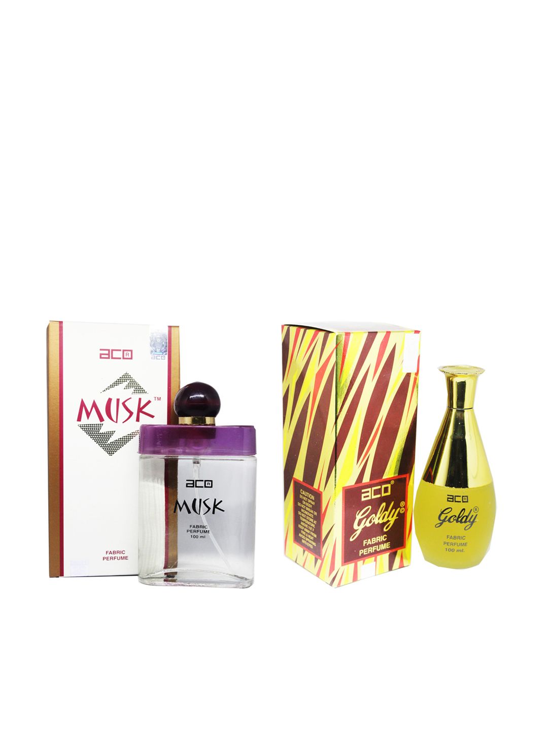 aco PERFUMES Aco Goldy & Musk  Perfume Combo set 200 ml Price in India
