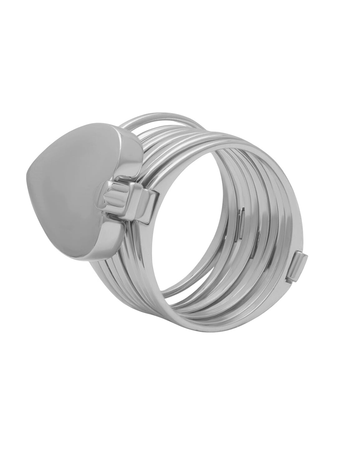 ANAYRA Women Silver-Toned 925 Sterling Silver Ring Price in India
