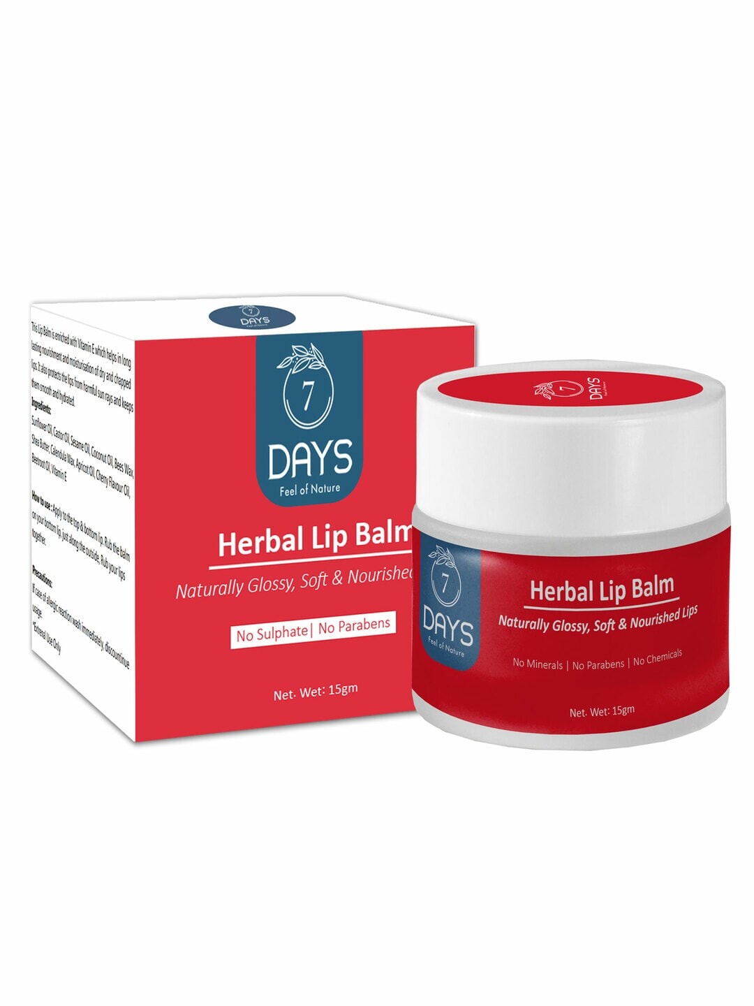 7 DAYS Herbal Lip Balm - 15g Price in India