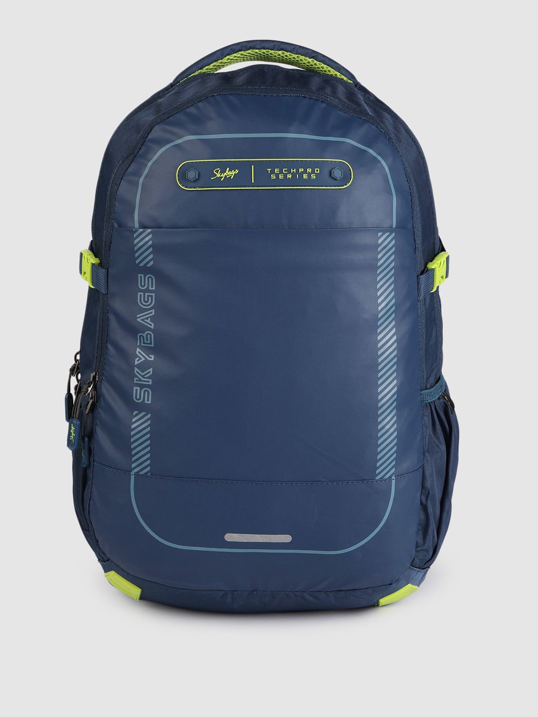 Skybags Blue Brand Logo Backpack with Compression Straps Price in India