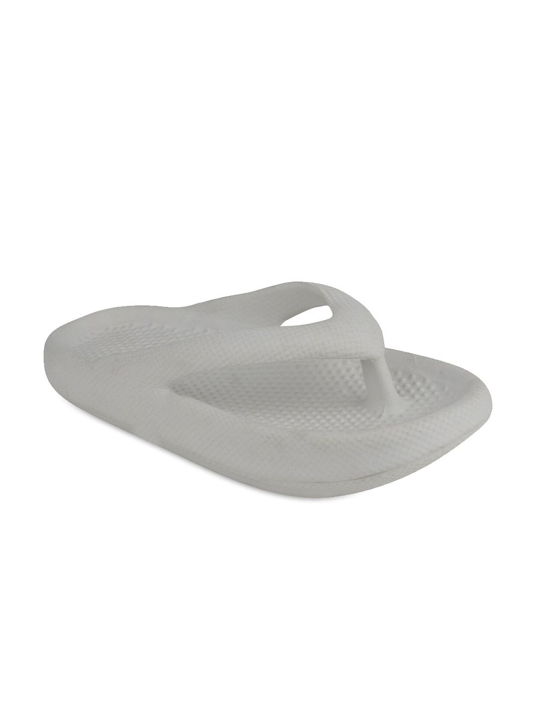 Shoetopia Women White Solid Synthetic Room Slippers Price in India