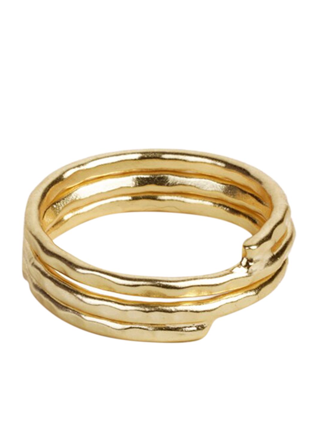 STILSKII Gold Plated Statement Finger Ring Price in India
