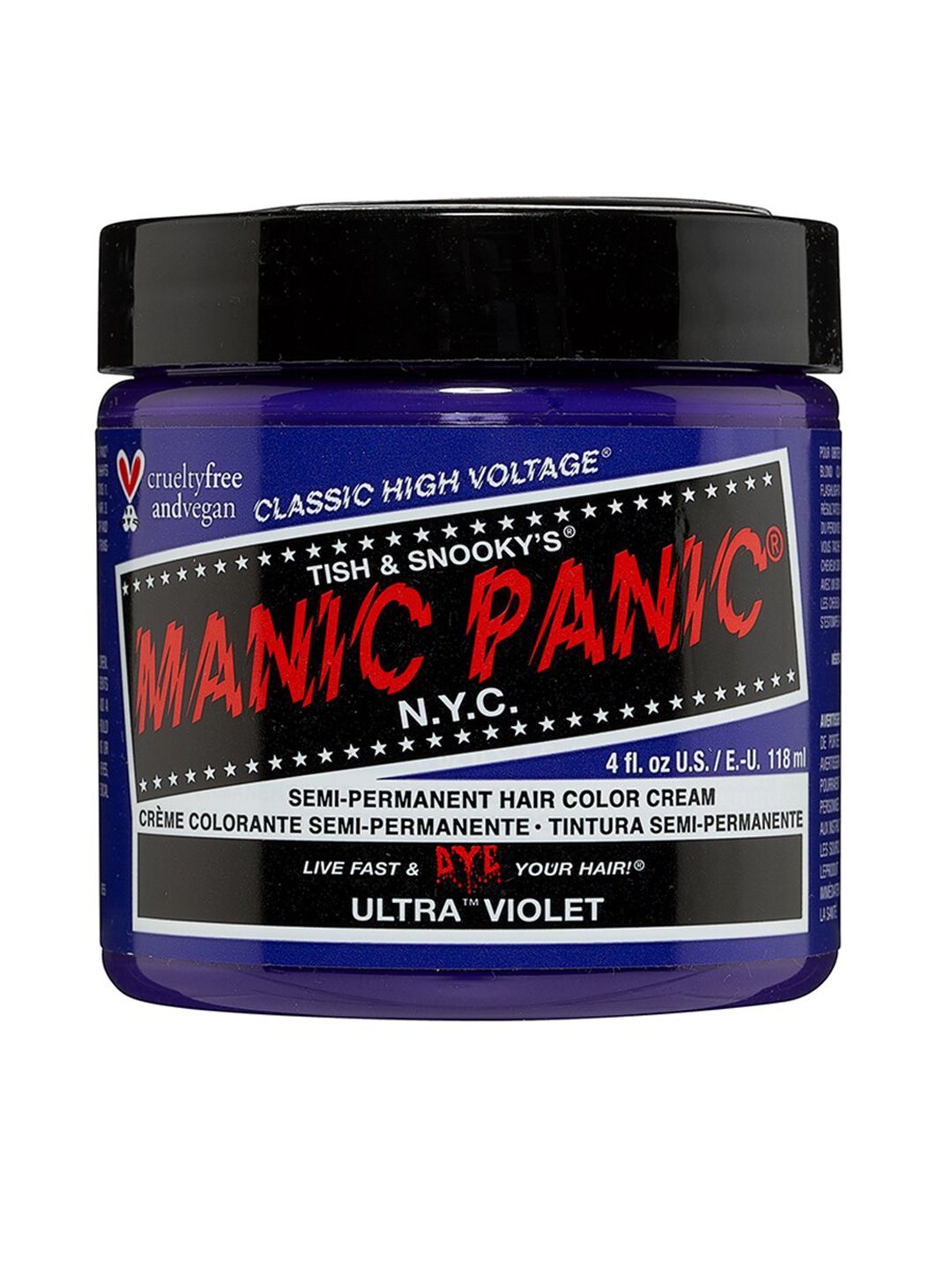 MANIC PANIC Classic High Voltage Semi-Permanent Hair Colour Cream - Ultra Violet Price in India