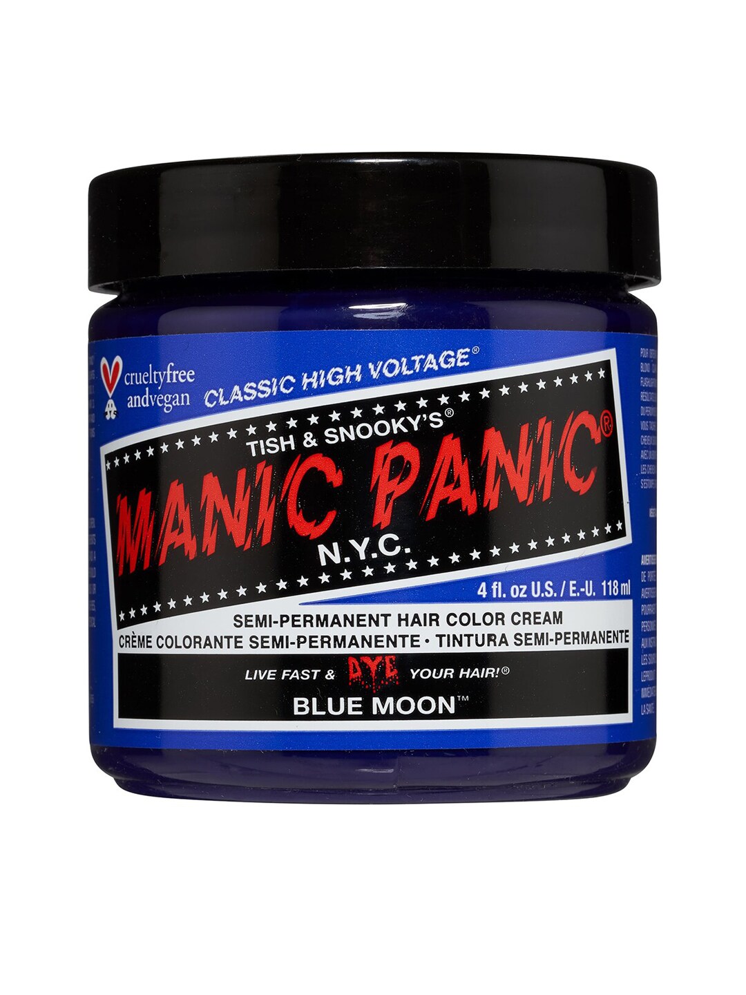 MANIC PANIC Classic High Voltage Semi-Permanent Hair Colour Cream - Blue Moon Price in India