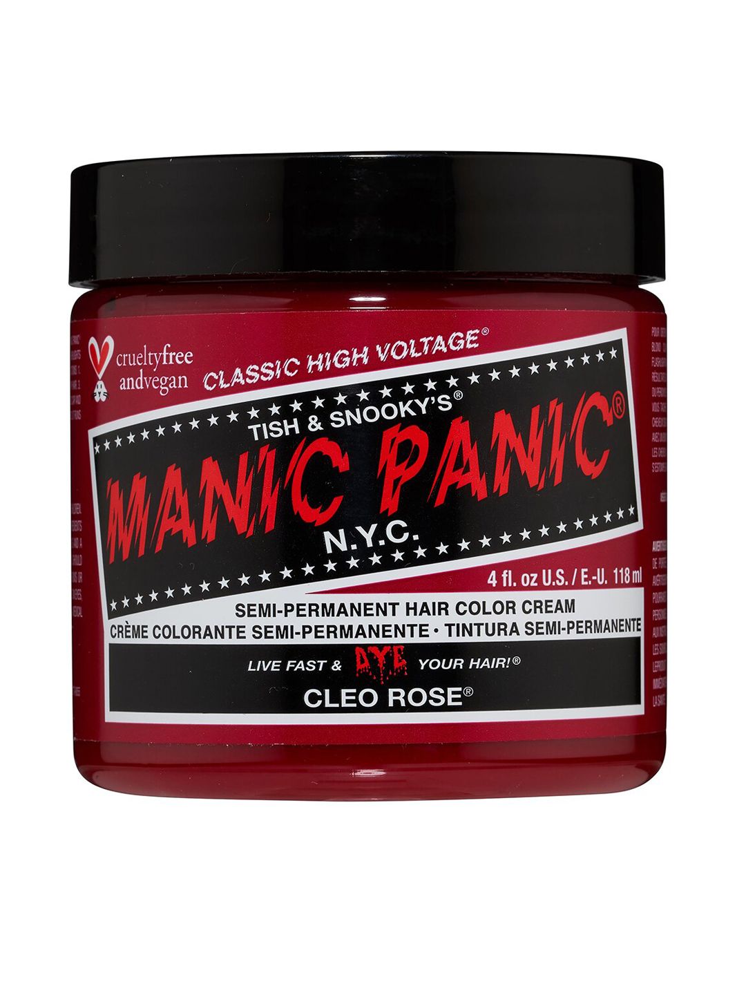 MANIC PANIC Classic High Voltage Semi-Permanent Hair Colour Cream - Cleo Rose Price in India