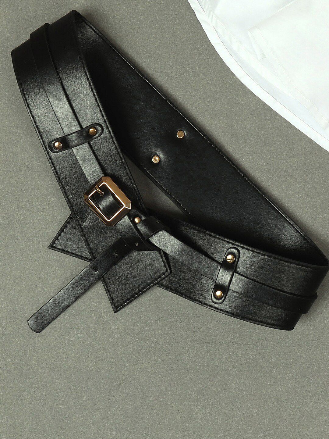 HAUTE SAUCE by Campus Sutra Women Black Belt Price in India