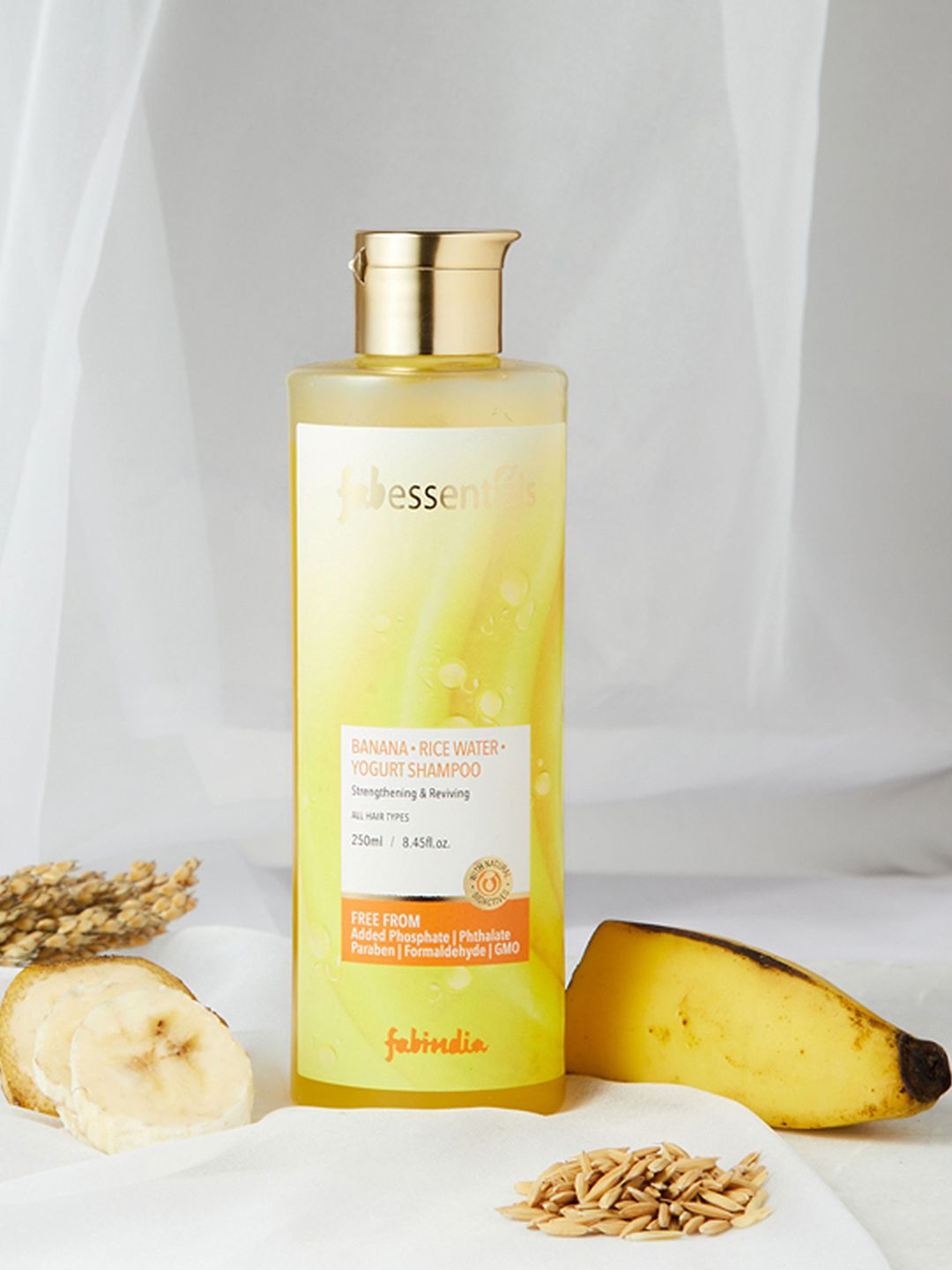 Fabindia Banana Rice Water Yogurt Shampoo - 250 ml