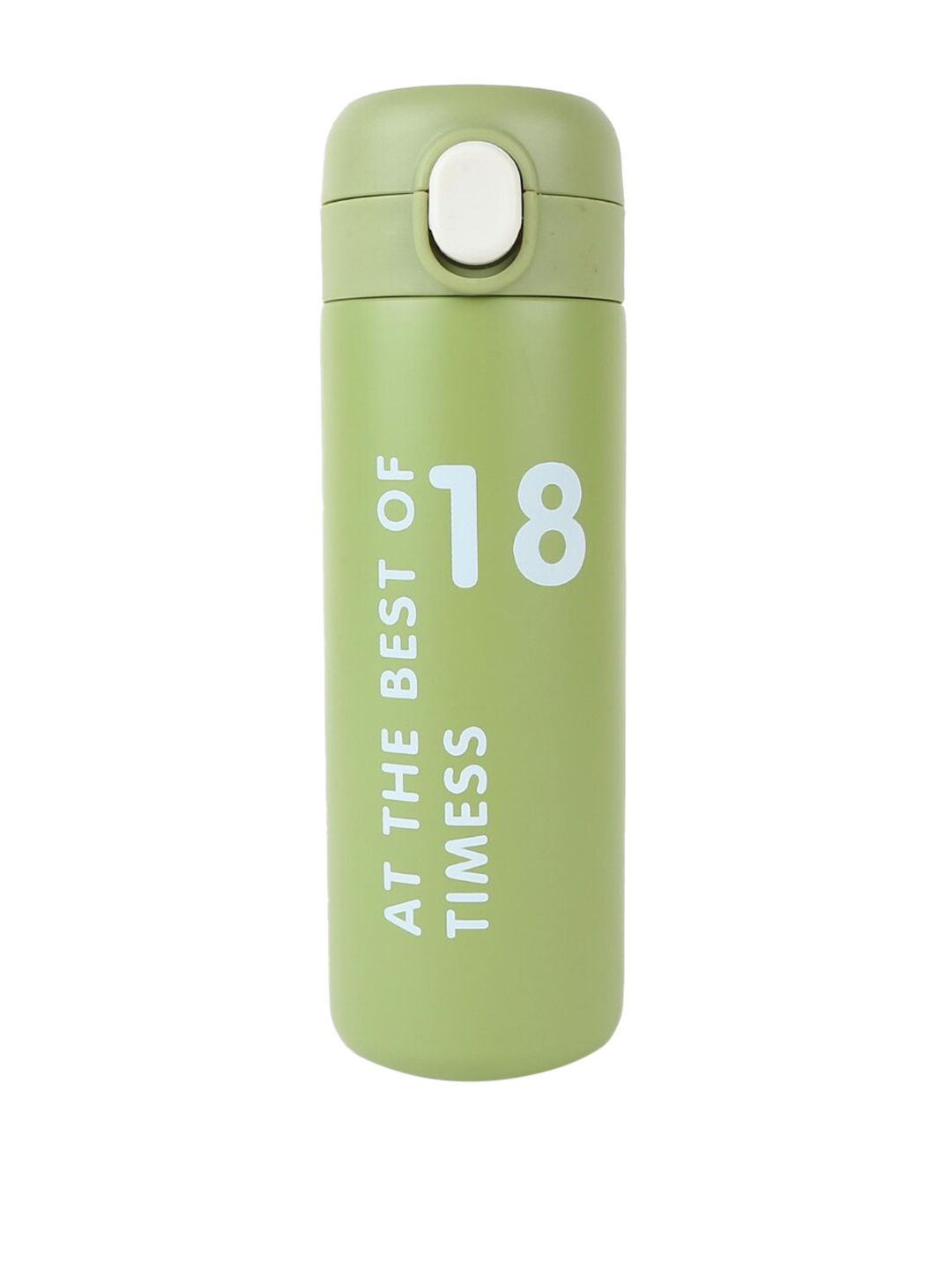 iSWEVEN Green Solid Stainless Steel Double Wall Vacuum Insulated Thermos Water Bottle Price in India