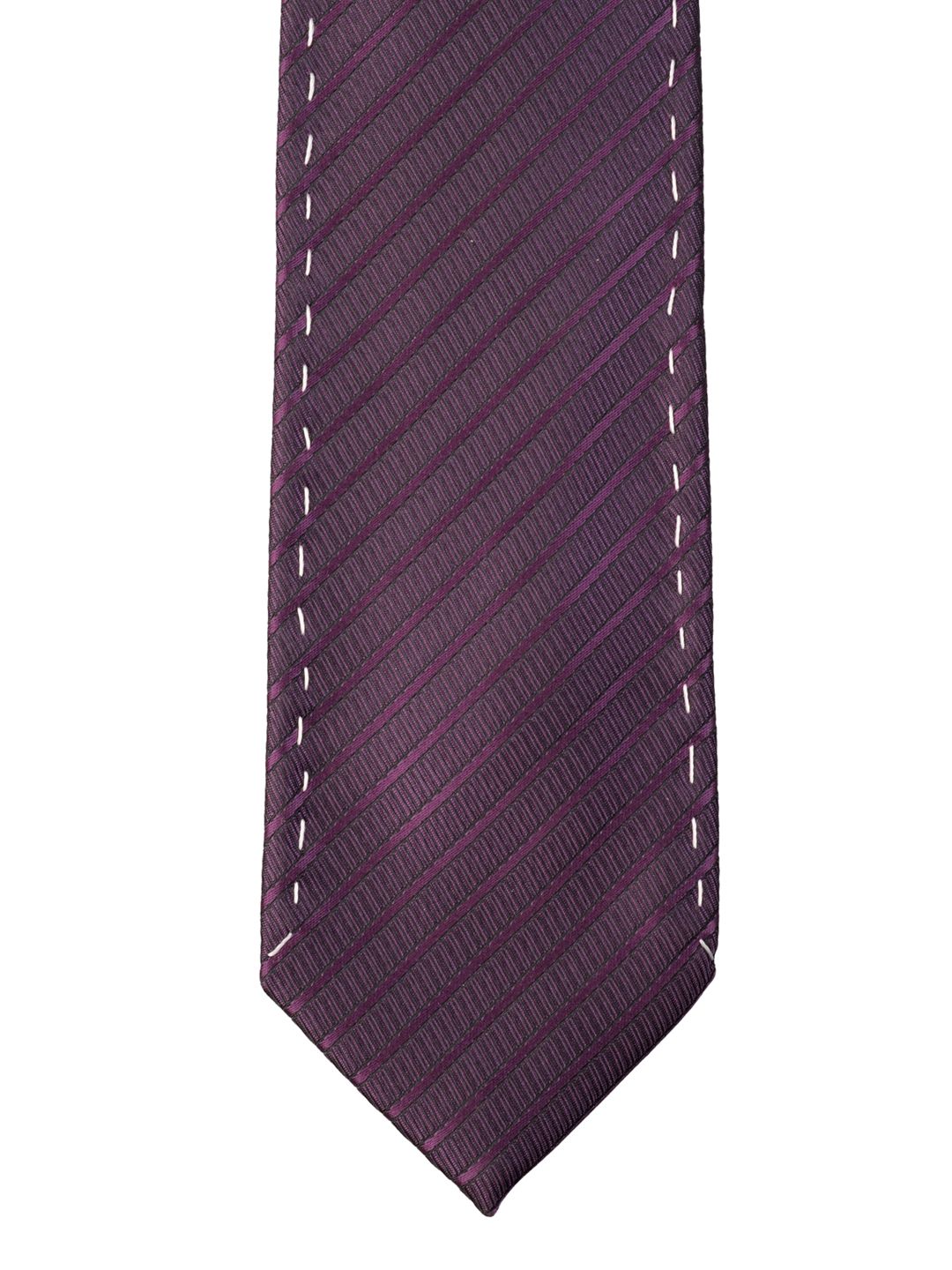 Alvaro Castagnino Purple Striped Tie