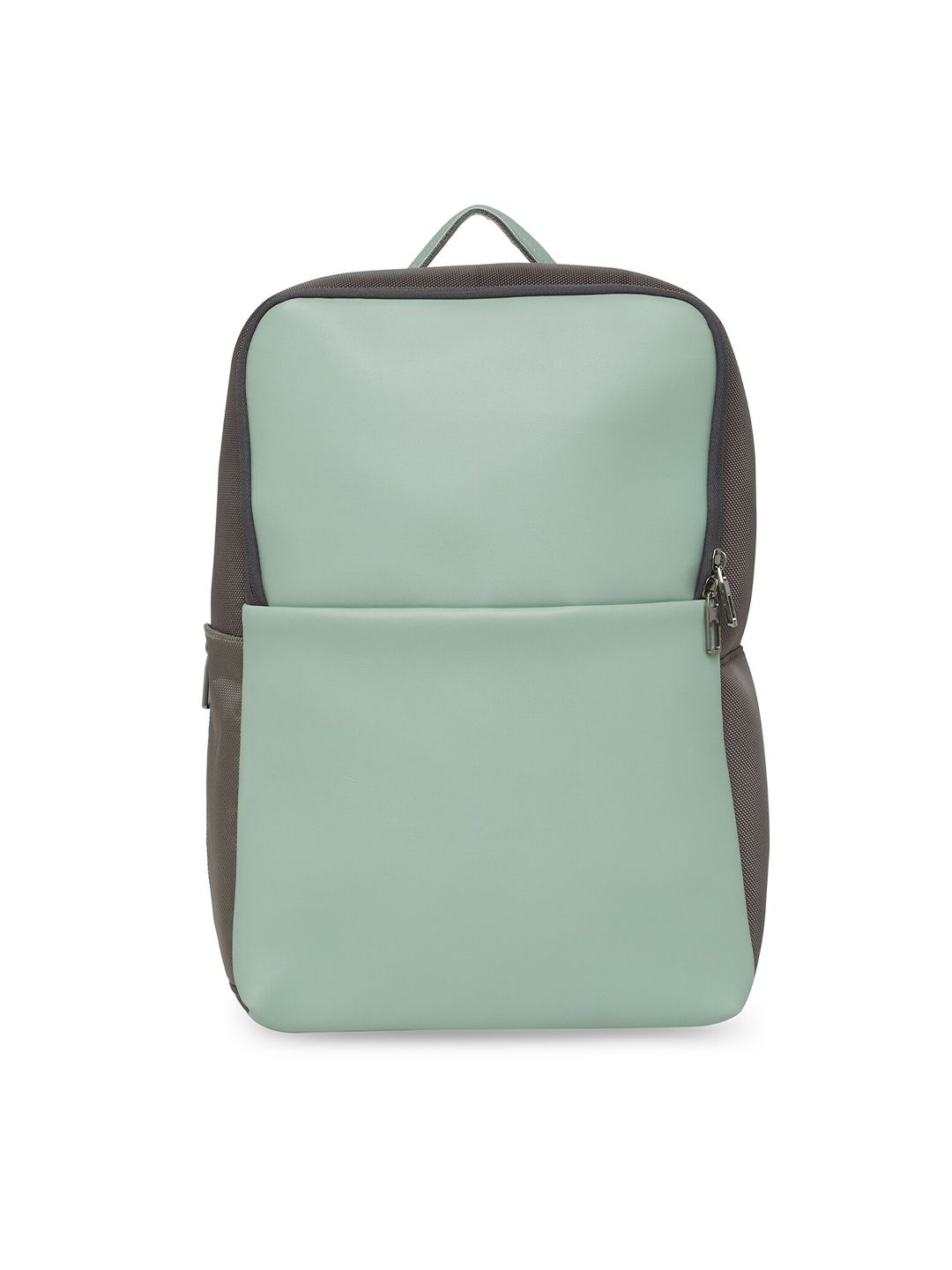 MBOSS Unisex Sea Green & Grey Colourblocked Backpack Price in India