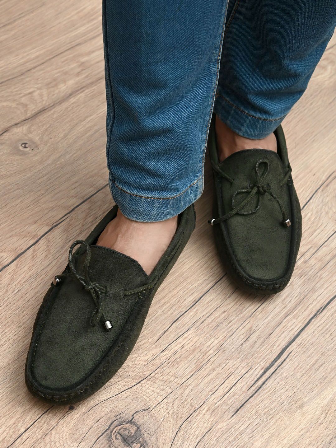 San Frissco Men Green Loafers