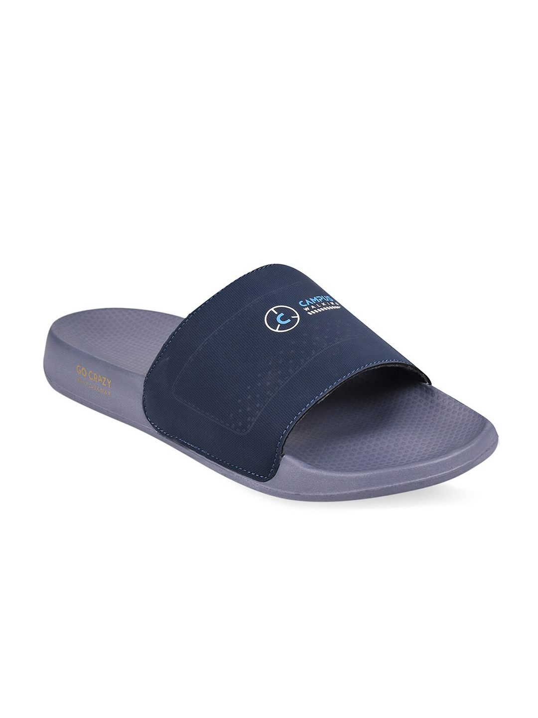Campus Men SL-408 Navy Blue & Grey Sliders