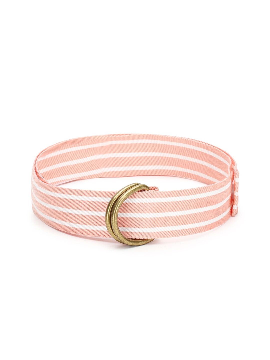 AMERICAN EAGLE OUTFITTERS Women Pink Striped Belt Price in India