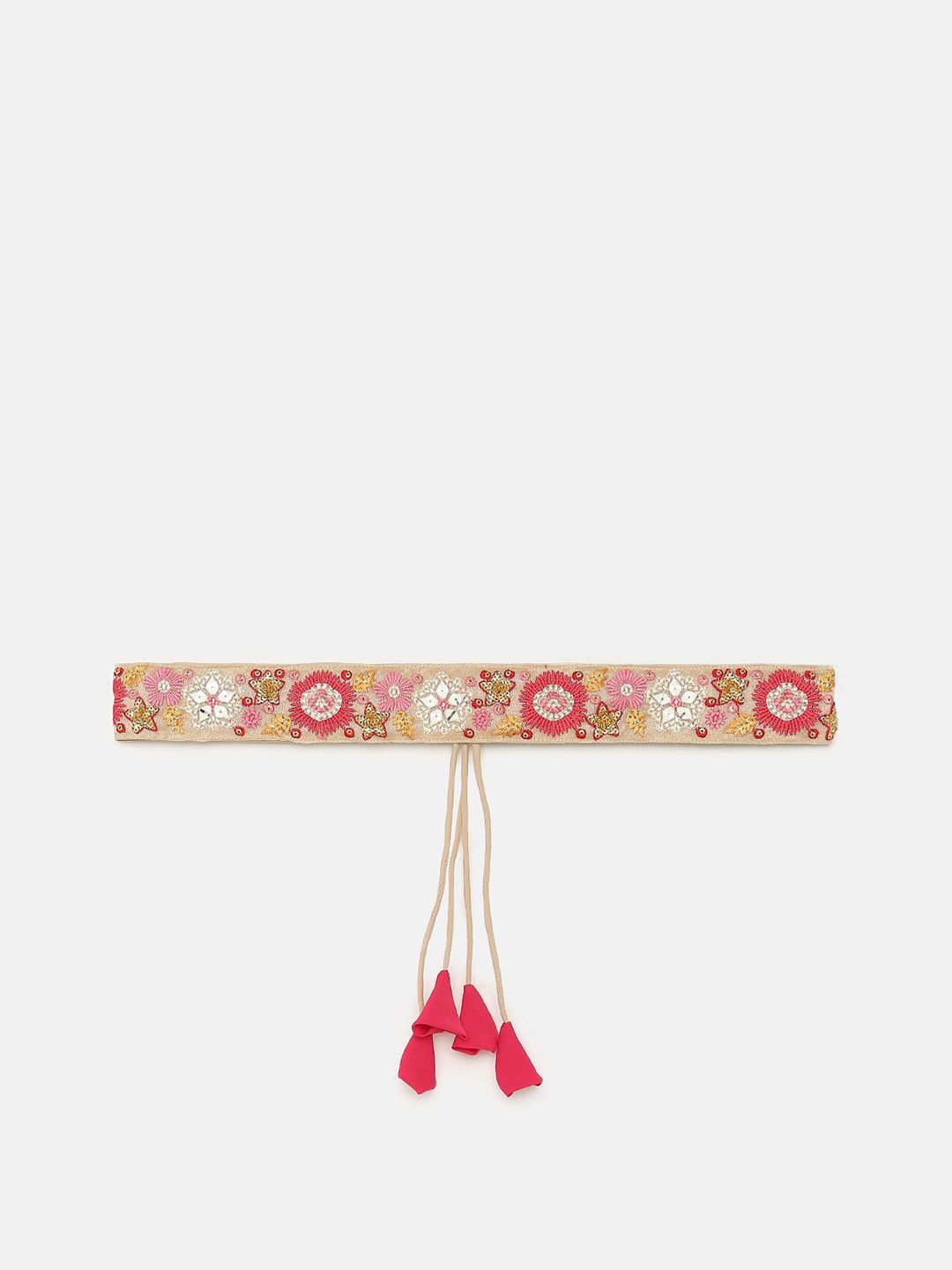 SALWAR STUDIO Women Pink Embellished Belt Price in India