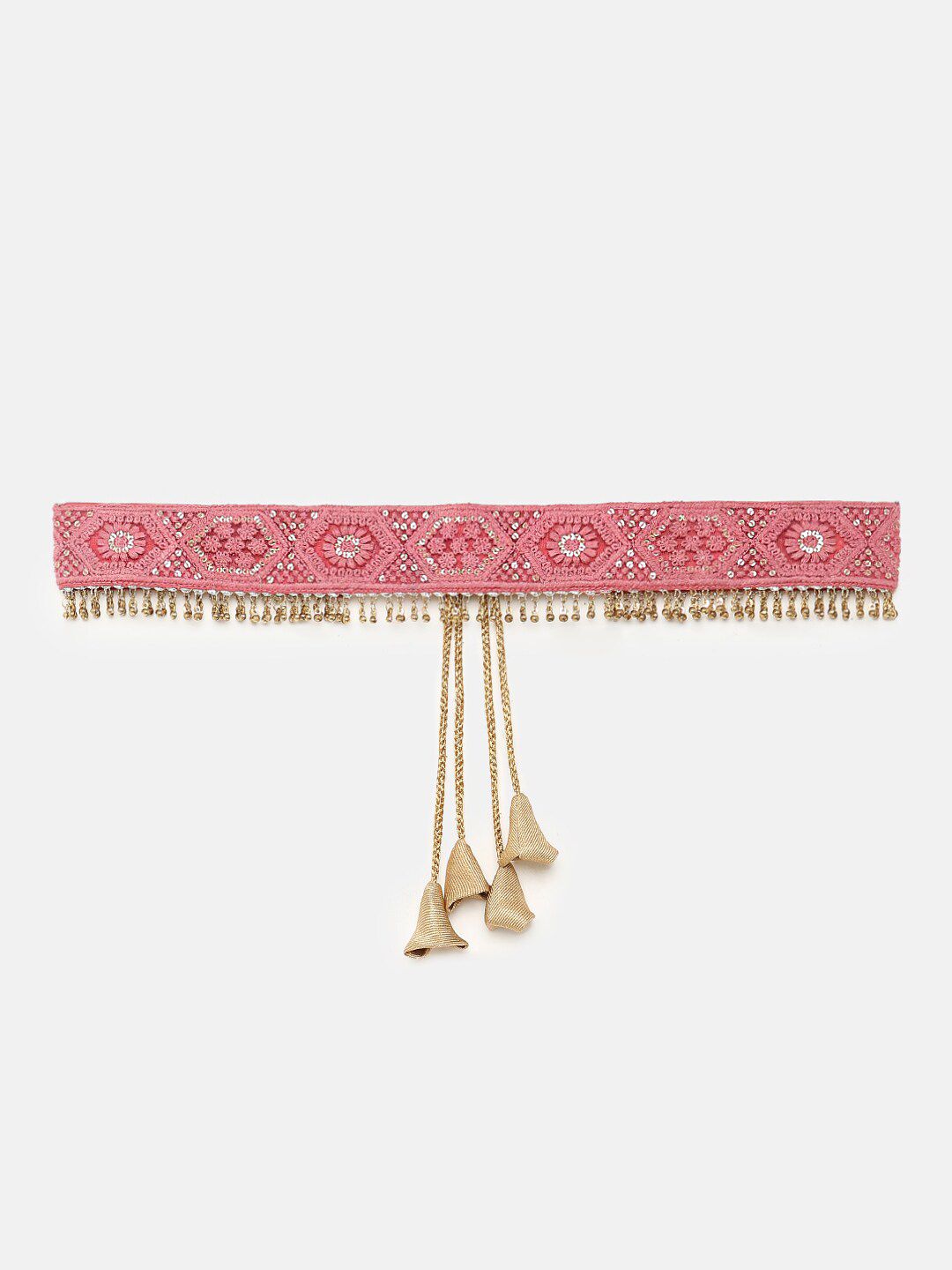 SALWAR STUDIO Women Pink Embellished Belt Price in India