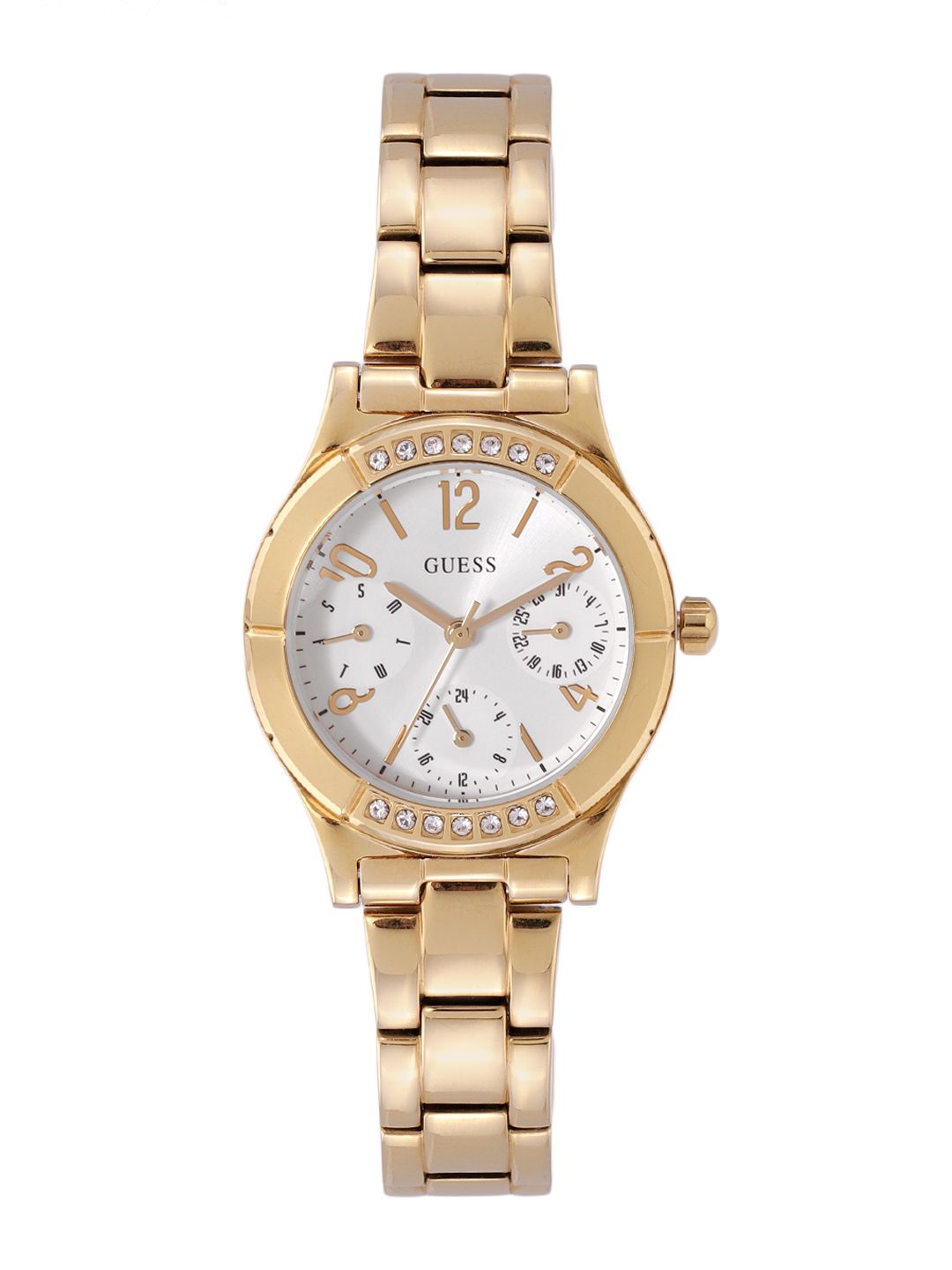 GUESS GUESS Round 29mm White Dial Analog Women Watch - GW0413L2