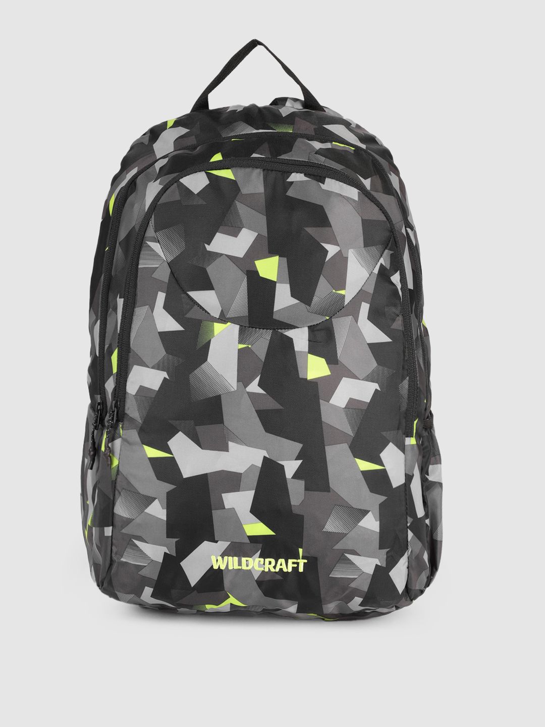 Wildcraft Unisex Grey & Black Graphic Arial DC Backpack Price in India