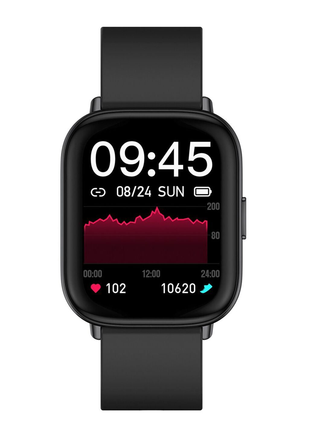 French Connection Black FCUK Fit Pro Full Touch Smartwatch FCUK009B Price in India