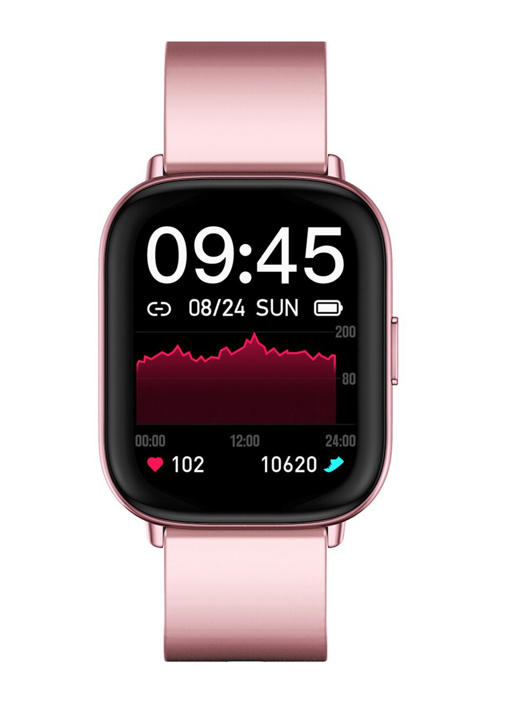 French Connection Pink Solid Fit Pro Full Touch Smartwatch FCUK009A Price in India