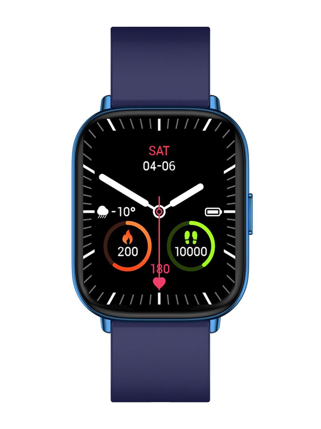 French Connection Blue Solid Fit Pro Full Touch Smartwatch Price in India