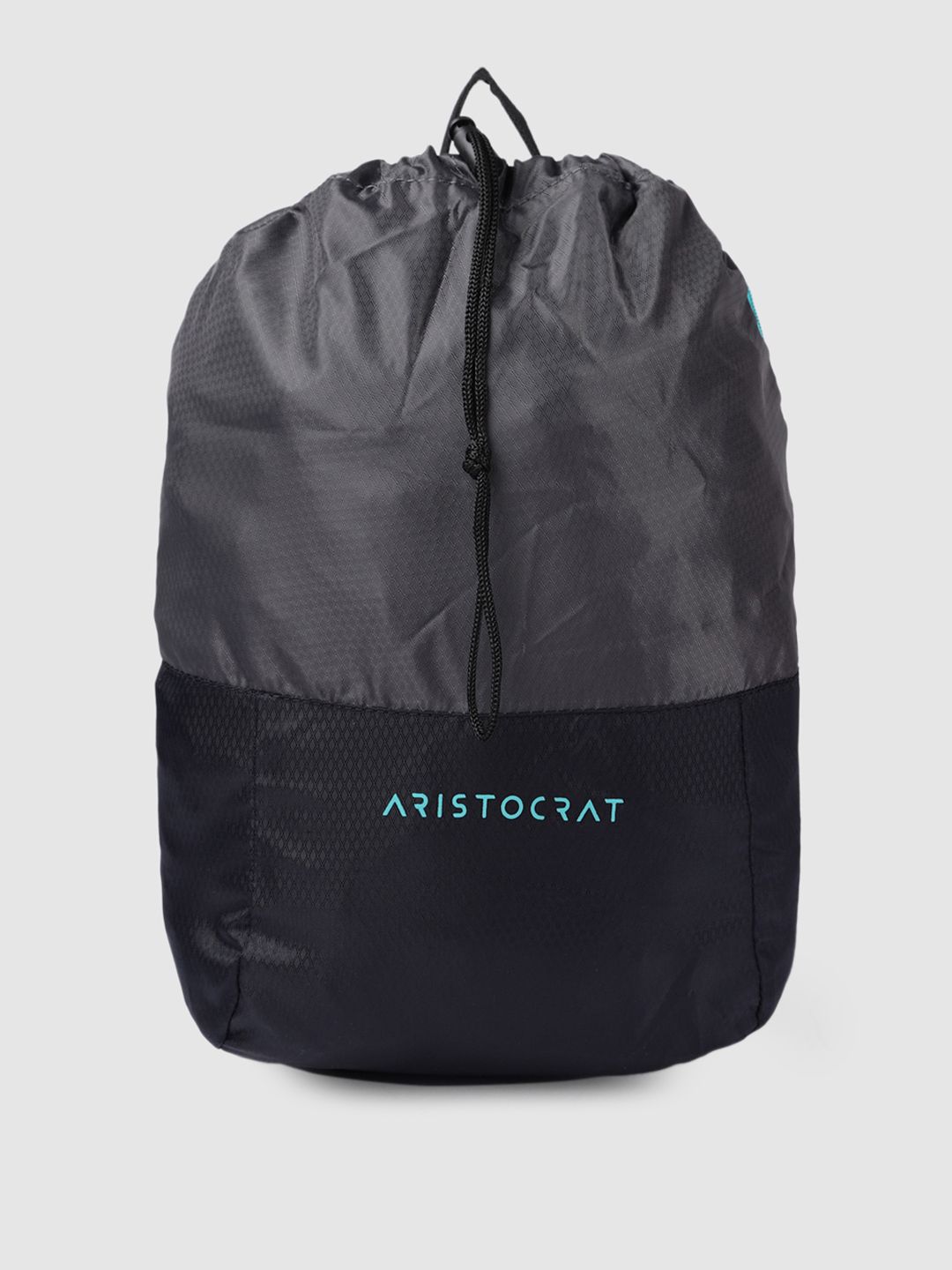 Aristocrat Unisex Black & Charcoal Grey Backpack Price in India