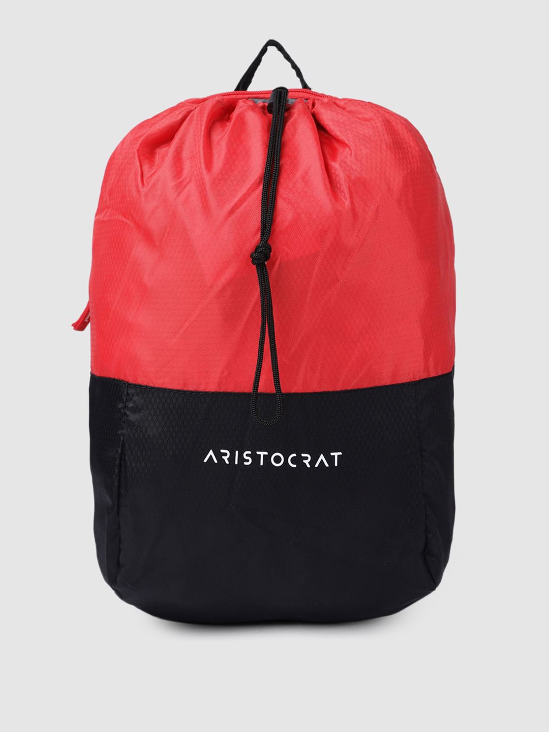 Aristocrat Unisex Black & Red Backpack Price in India