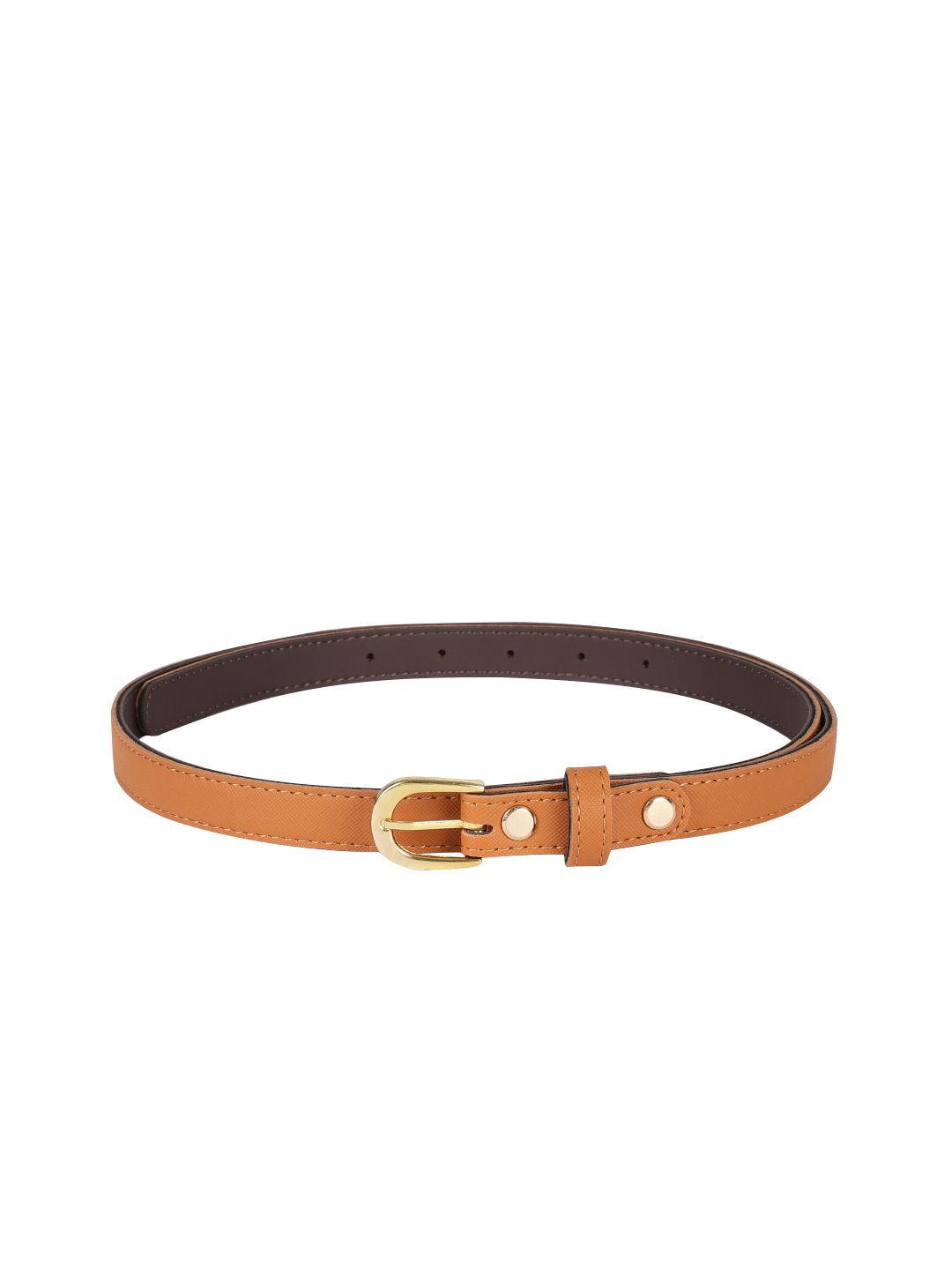 Baggit Women Tan Brown Solid Slim Belt Price in India