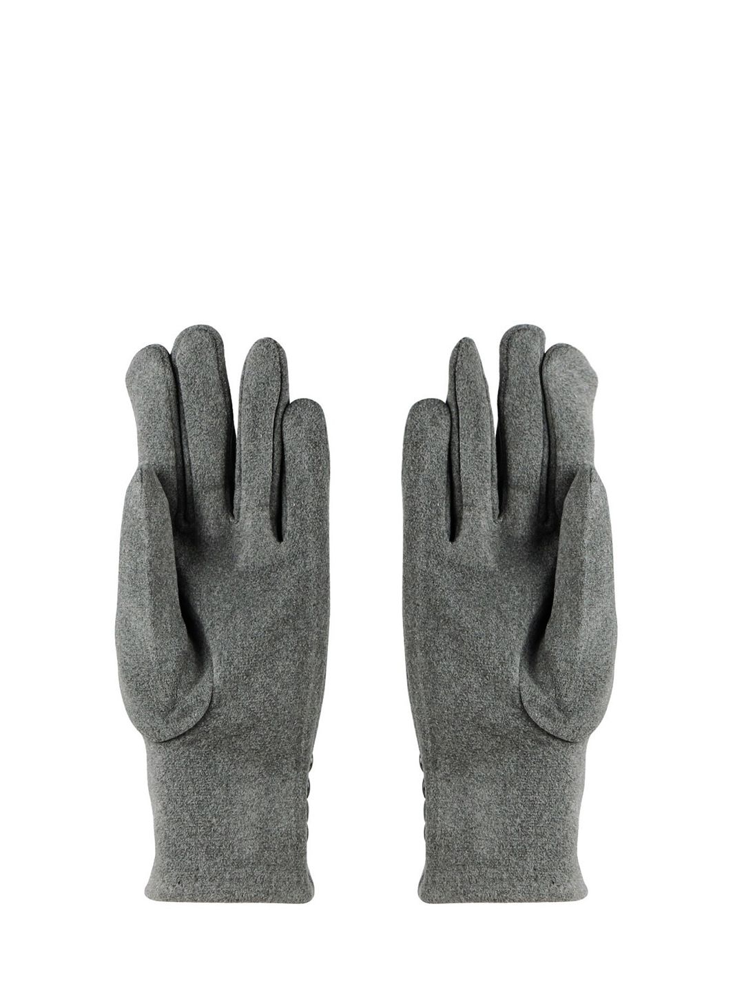 Bonjour Women Grey Gloves Price in India