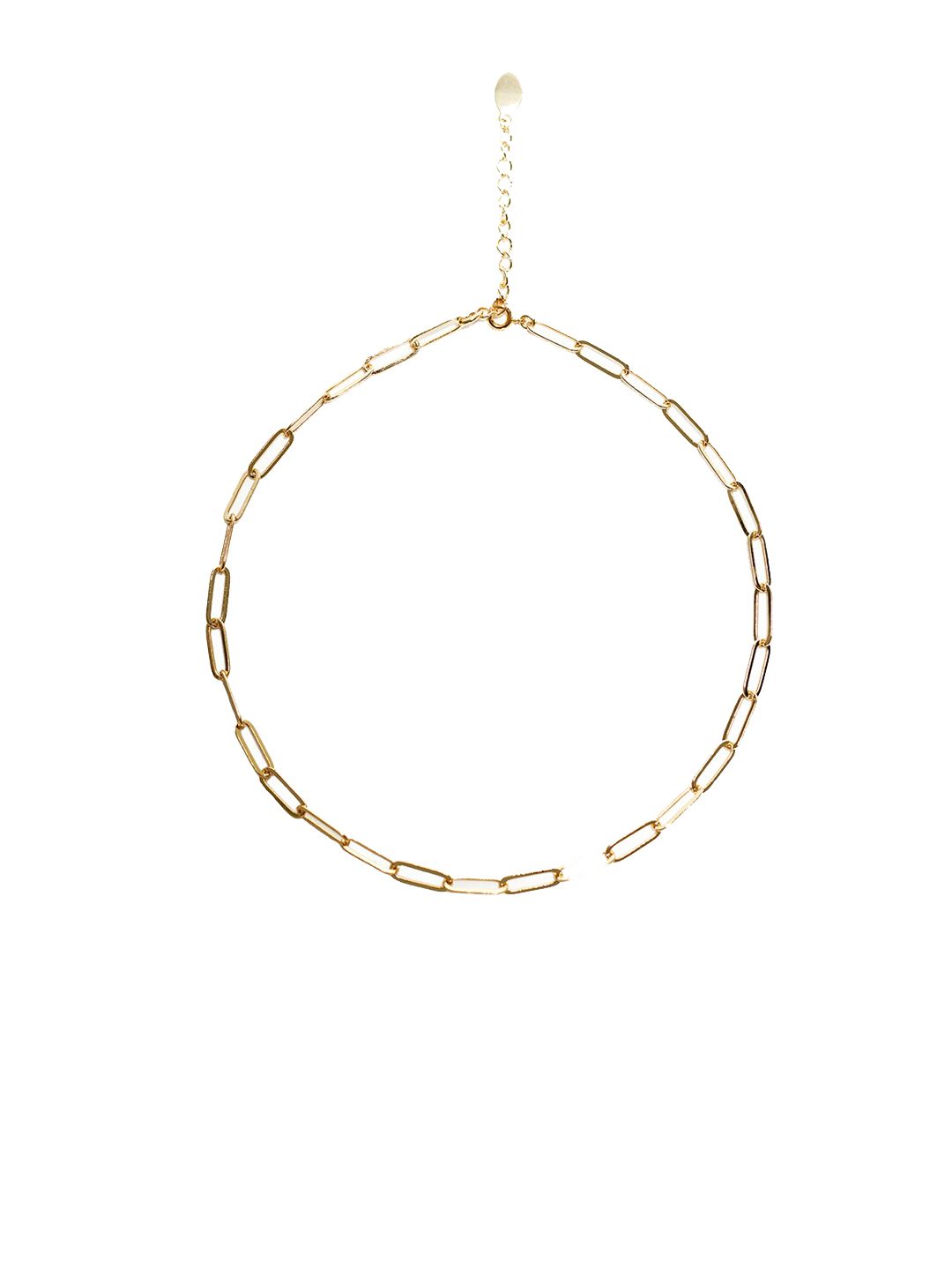 MNSH Gold-Toned Brass Petra Petite Chain Price in India