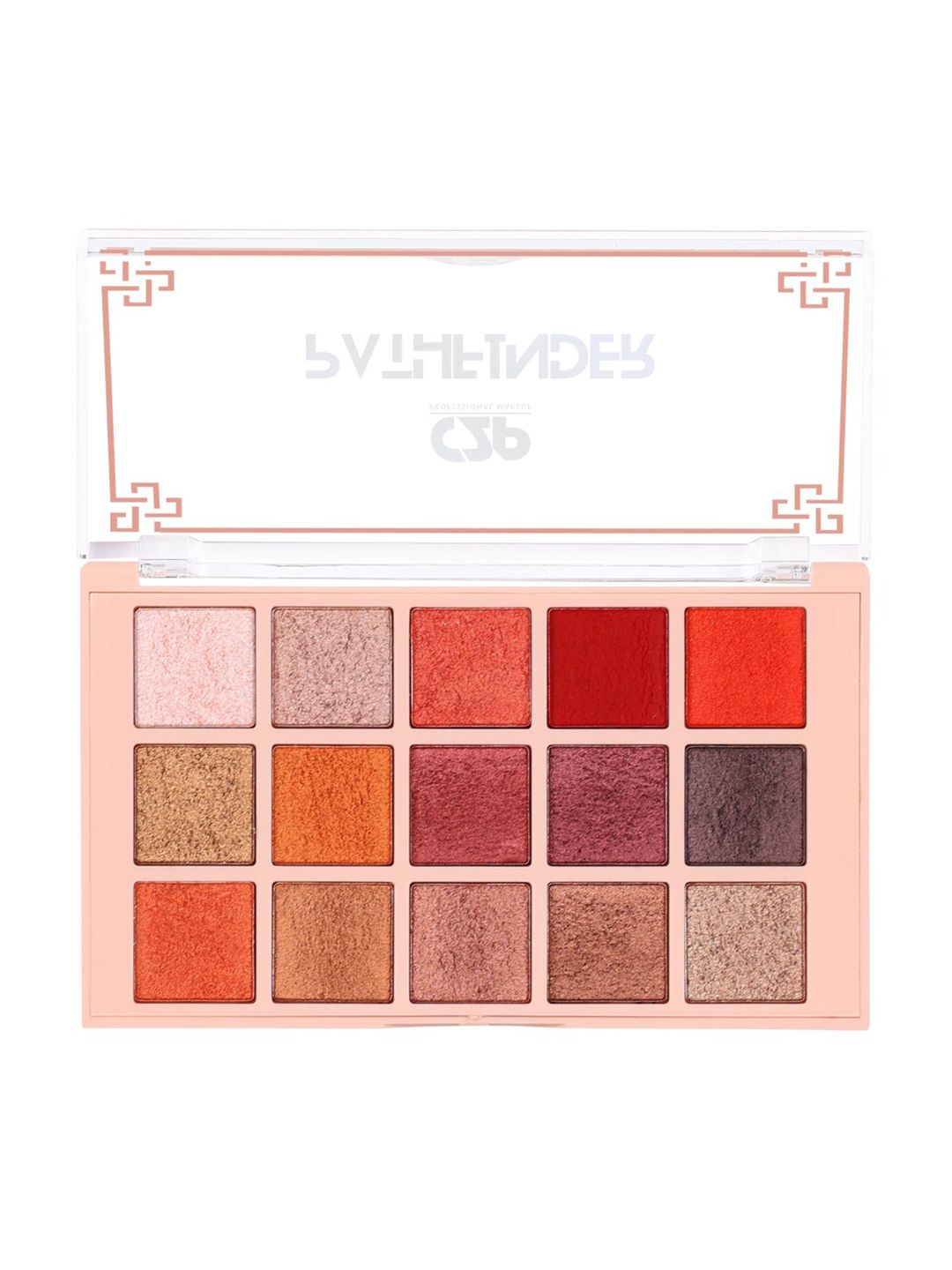 C2P PROFESSIONAL MAKEUP Pathfinder 15 Color Eyeshadow Palette - Cherry Fuzz 04 Price in India