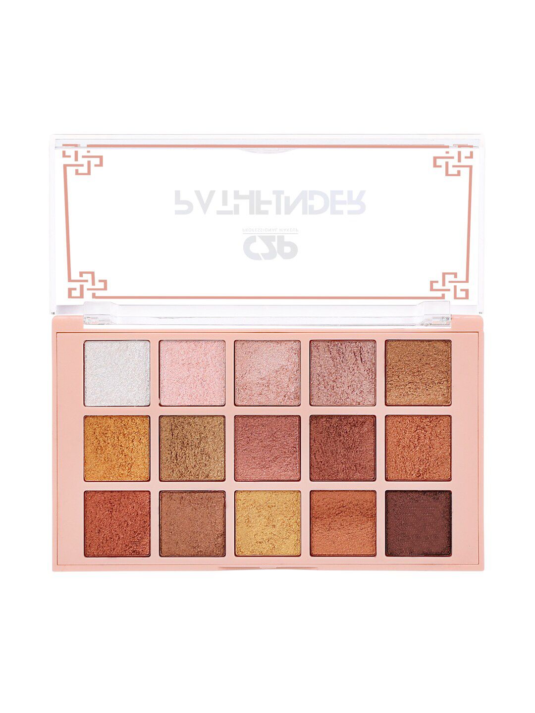 C2P PROFESSIONAL MAKEUP Pathfinder 15 Color Eyeshadow Palette - Rigid Rose 05 Price in India