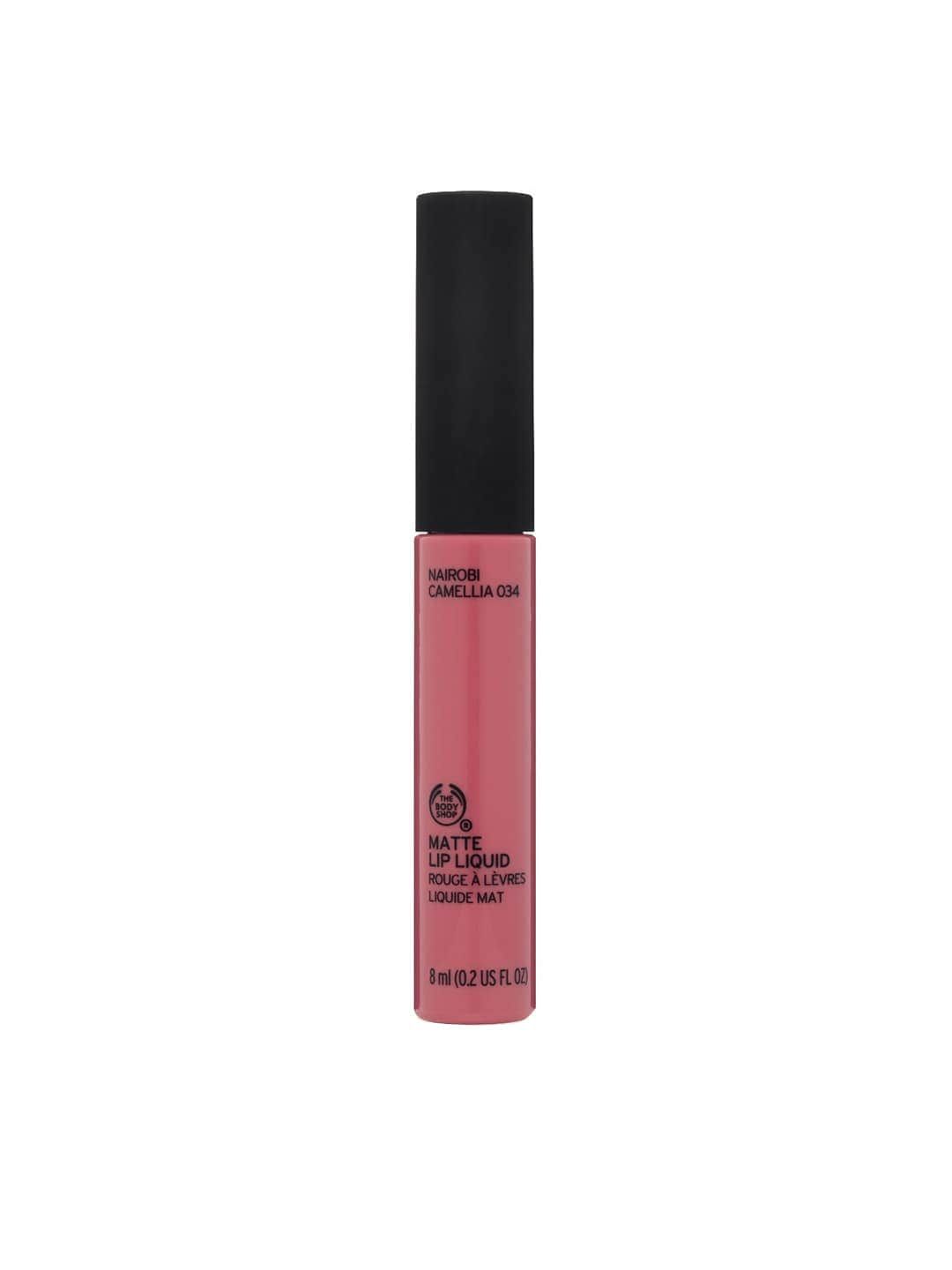 THE BODY SHOP Matte Sustainable Lip Liquid - Pink Nairobi Camellia 034 Price in India