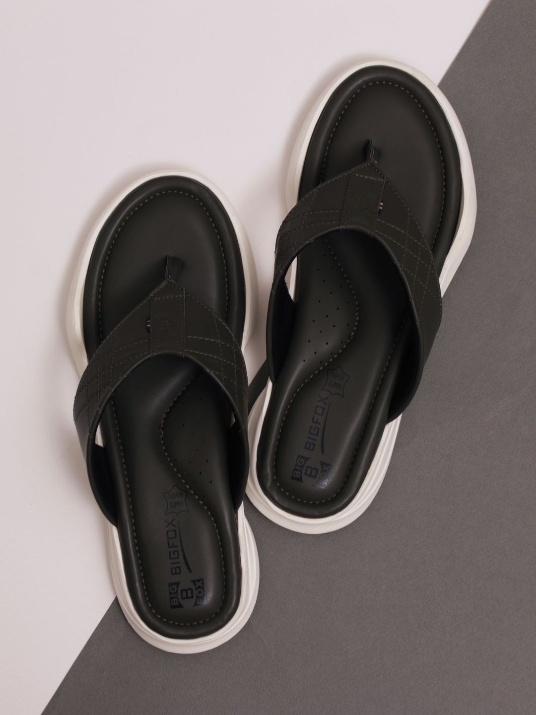Big Fox Men Olive Green Slip-On
