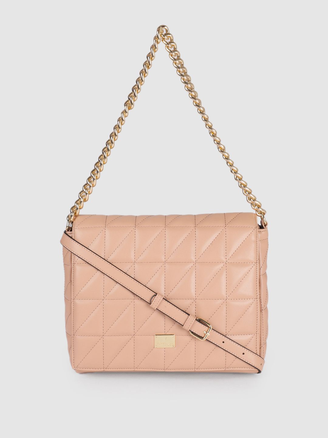 Van Heusen Pink Quilted Shoulder Bag Price in India