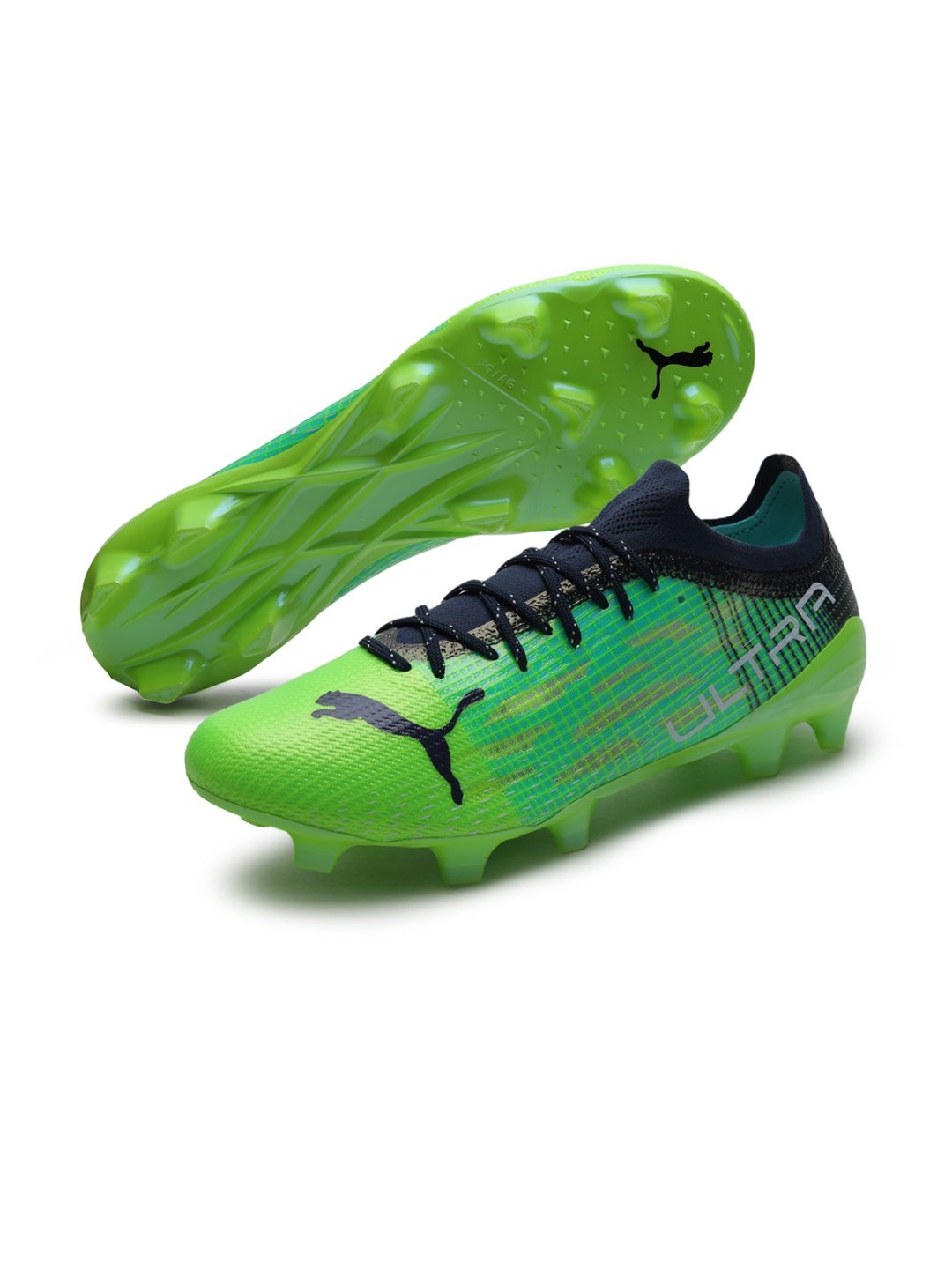Puma Unisex Lime Green ULTRA 1.3 Football Boots Price in India