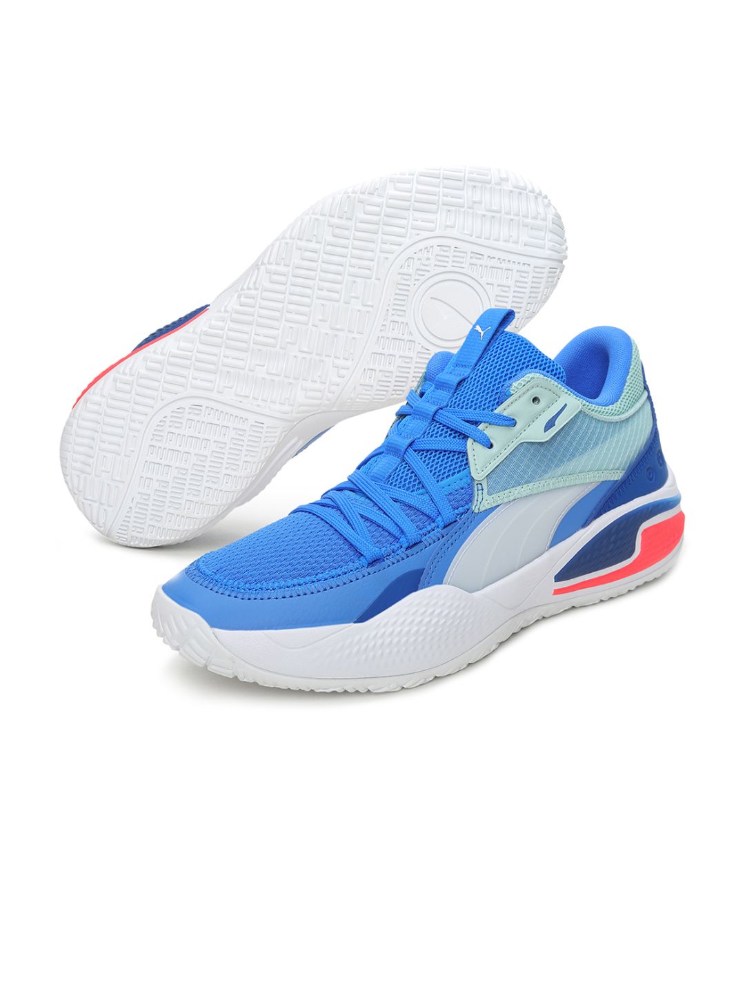 Puma Unisex Blue High-Top Basketball Shoes Price in India