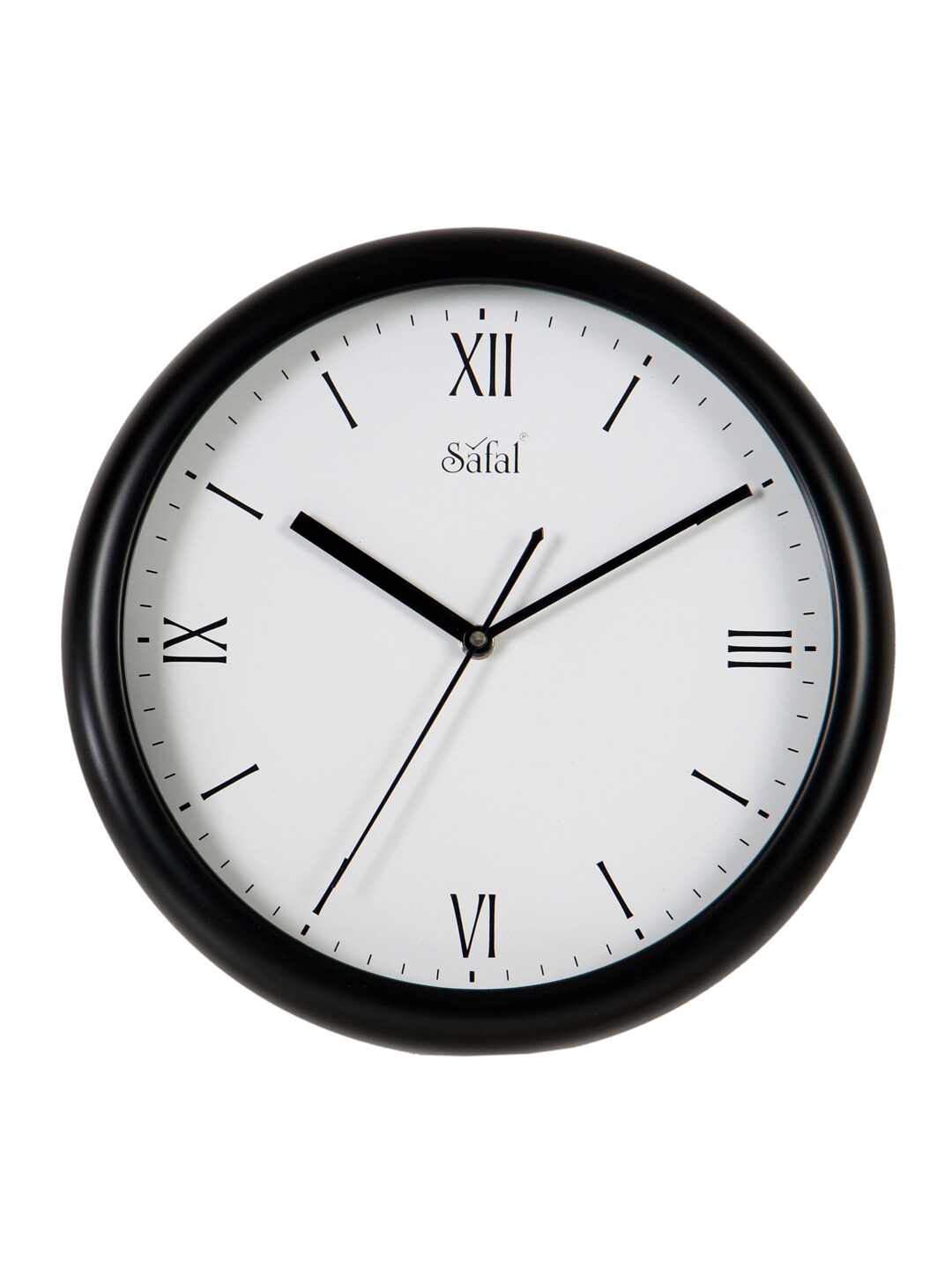 Safal White Dial Round 28 cm Analogue Wall Clock Price in India