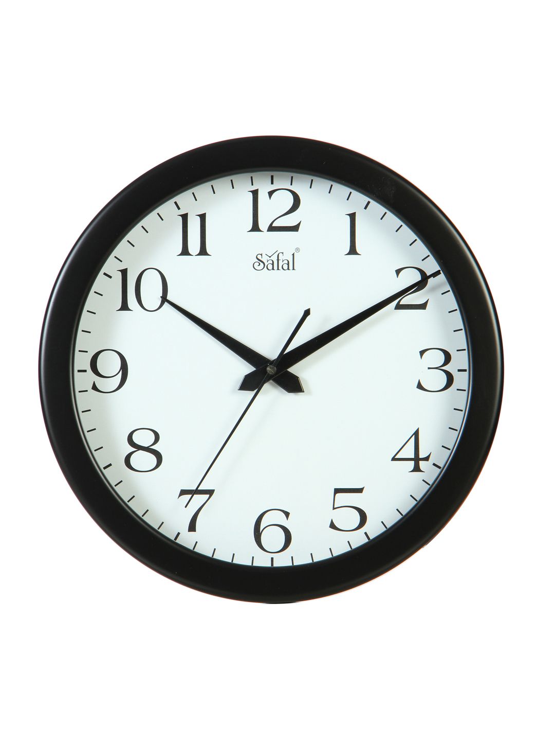 Safal Black & White Dial 28 cm Analogue Wall Clock Price in India