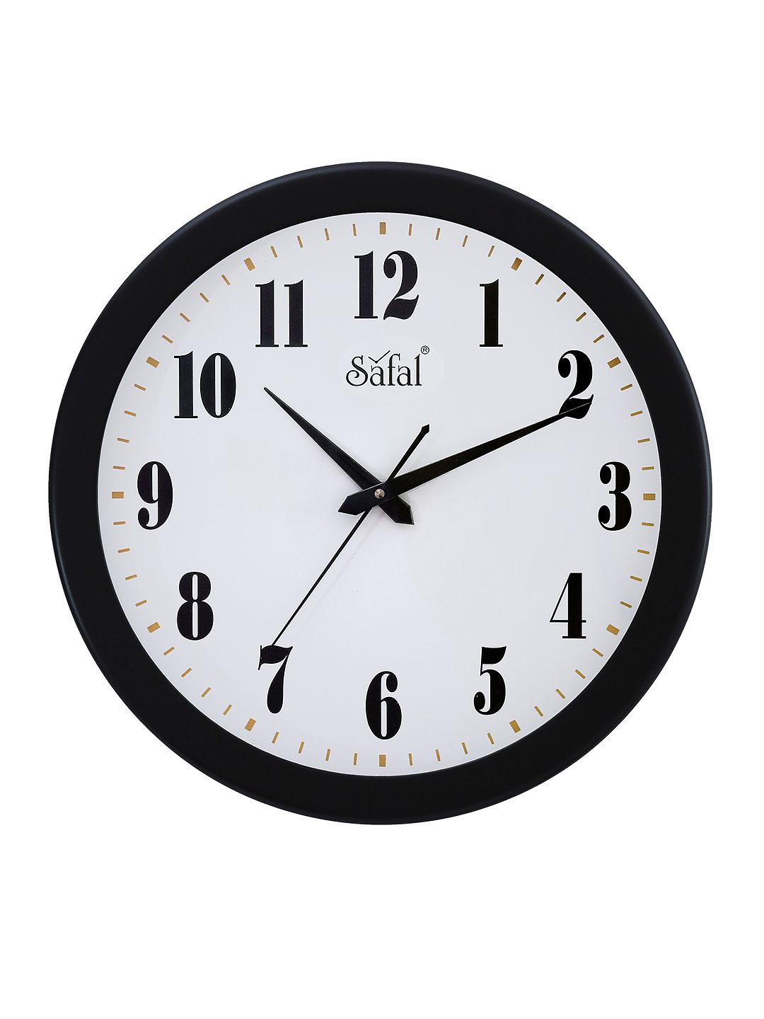 Safal White Analogue 34 cm Wall Clock Price in India